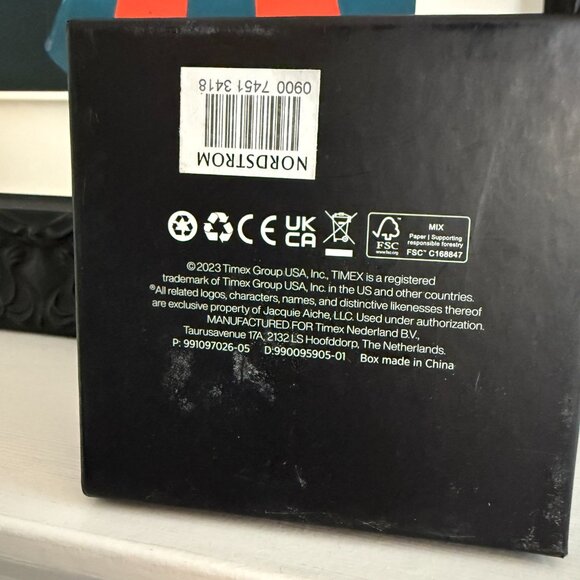 SOLD* NWT Timex X Jacquie Aiche Tribe Eye Blue Dial 36mm Watch - Picture 14 of 14